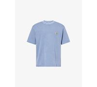 Carhartt WIP Mens Carhartt WIP Nelson Waffle Cotton T-Shirt Gentle Blue L