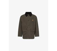 Carhartt WIP Mens Carhartt WIP Prescott Patch-Pocket Cotton Jacket Oxide Green / Black XS