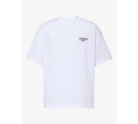 Carhartt WIP Mens Carhartt WIP Signature Script Logo Cotton T-Shirt White / Black L
