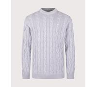 Carhartt WIP Mens Carter Cable Knit Jumper - Colour: 0N1GD Blue Fog - Size: Large Large