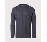 Carhartt WIP Mens Carter Cable Knit Jumper - Colour: 89GD Black - Size: Small Small