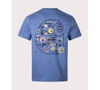 Carhartt WIP Mens Catalogue C Logo T-Shirt - Colour: 976XX Blue Iris - Size: Large Large