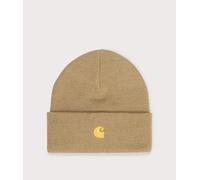 Carhartt WIP Mens Chase Beanie - Colour: 2GQ.XX.06 Peanut/Gold - Size: One Size One Size