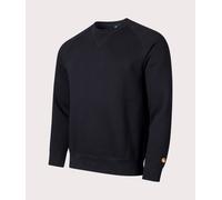 Carhartt Wip Mens Black Chase Cotton-blend Sweatshirt L