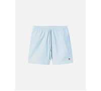 Carhartt WIP Men's Chase Swim Shorts - Air Sky/Gold - Blue