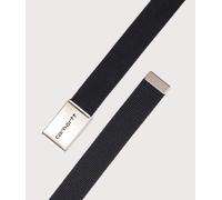 Carhartt WIP Mens Chrome Clip Belt - Colour: 89XX Black - Size: One Size