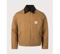Carhartt WIP - Detroit Rinsed Hamilton Brown/Tobacco - Jacket - brown - M - 100% Organic Cotton,Canvas M