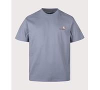 Carhartt WIP American Script T-Shirt shady blue M