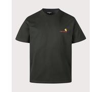 Carhartt WIP Mens Loose Fit American Script T-Shirt - Colour: 3T6XX Raven - Size: XL
