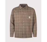 Carhartt WIP Mens Loose Fit Bagley Shirt - Colour: 3U6XX Bagley Check/Hamilton Brown - Size: XL