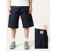 Carhartt WIP Mens Loose Fit Brader Shorts - Colour: 1C02 Dark Navy - Size: L/34