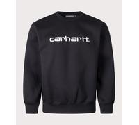 Carhartt WIP Mens Loose Fit Carhartt Sweat - Colour: 0D2XX Black/White - Size: Large