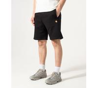 Carhartt WIP Mens Loose Fit Chase Sweat Shorts - Colour: 00FXX Black/Gold - Size: Small
