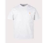 Carhartt WIP Mens Relaxed Fit Chase T-Shirt - Colour: 00JXX Ash Heather / Gold - Size: Medium