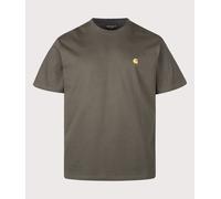Carhartt WIP Mens Loose Fit Chase T-Shirt - Colour: 3X9XX Shungite/Gold - Size: Small