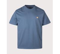 Carhartt WIP Mens Loose Fit Chase T-Shirt - Colour: 3XFXX Icesheet/Gold - Size: Small