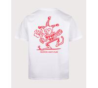 Carhartt WIP Mens Loose Fit Harlequin BBQ T-Shirt - Colour: 02XX White - Size: Large