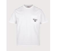 Carhartt WIP Mens Loose Fit Longhand Pocket T-Shirt - Colour: 00AXX White/Black - Size: Medium