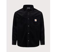 Carhartt WIP - Corduroy shirt - L/S Loyde Shirt Black Rinsed for Men - Size XL Black XL