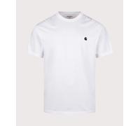 Carhartt WIP Mens Loose Fit Madison T-Shirt - Colour: 00AXX White/Black - Size: Small