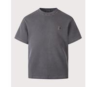 Carhartt WIP Mens Loose Fit Nelson Waffle T-Shirt (Fits big to size) - Colour: 89GD Black - Size: Large