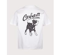 Carhartt WIP Mens Loose Fit Pup T-Shirt - Colour: 02XX White - Size: Small