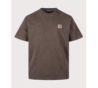 Carhartt WIP Mens Loose Fit Vista T-Shirt - Colour: 47GD Tobacco - Size: Medium
