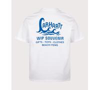Carhartt WIP Mens Loose Fit Waves T-Shirt - Colour: 02XX White - Size: XL