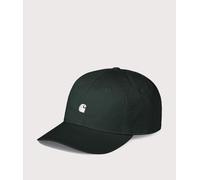 Carhartt WIP Mens Madison Logo Cap - Colour: 3Y8XX Dark Scarab/White - Size: One Size