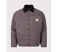 Carhartt WIP Mens OG Detroit Jacket - Colour: 1YL4O Tobacco/Black Stone Canvas - Size: Large Large