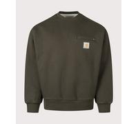 Carhartt WIP Mens Oversized Detroit Sweatshirt - Colour: 4906 Olive - Size: Small