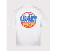 Carhartt WIP Mens Oversized Fit Luggage Label T-Shirt - Colour: 02XX White - Size: XL