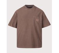 Carhartt WIP Mens Oversized Fit Pocket T-Shirt - Colour: 47GD Tobacco - Size: Medium