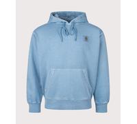 Carhartt WIP - Hooded Nelson Garment Dyed Clay Blue - Hoodie - blue - S - 100% Cotton,Sweat S
