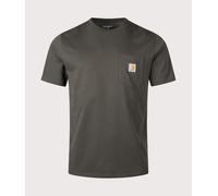 Carhartt WIP Mens Pocket T-Shirt - Colour: 3IQXX Oxide Green - Size: Small Small