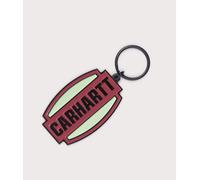 Carhartt WIP Mens Press Script Keychain - Colour: 002XX Tuscany - Size: One Size