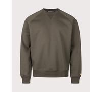 Carhartt WIP Mens Regular Fit Chase Sweatshirt - Colour: 3X9XX Shungite/Gold - Size: Large