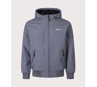 Carhartt WIP Mens Regular Fit Hooded Sail Jacket - Colour: 3WNXX Styx/White - Size: Medium