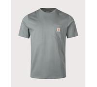 Carhartt Short Sleeve Pocket T-Shirt Velvet Green (3GDXX) 100% Cotton Medium