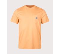Carhartt WIP Mens Regular Fit Pocket T-Shirt - Colour: 3IAXX Gentle Orange - Size: Large