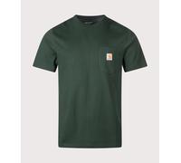 Carhartt WIP Mens Regular Fit Pocket T-Shirt - Colour: 3U0XX Dark Scarab - Size: Medium