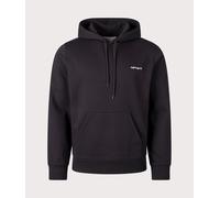 Carhartt WIP Mens Script Embroidery Hoodie - Colour: 0D2XX Black/White - Size: Small Small
