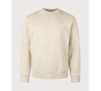Carhartt WIP Mens Regular Fit Script Embroidery Sweatshirt - Colour: 3LWXX Barchan/White - Size: Large
