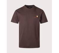 Carhartt WIP Mens Relaxed Fit American Script T-Shirt - Colour: 33HXX Palisander - Size: XL