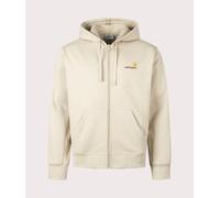 Carhartt WIP Mens Relaxed Fit American Script Zip Through Hoodie - Colour: 2LPXX Fleur De Sel - Size: Large Large