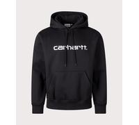 Carhartt WIP Mens Relaxed Fit Carhartt Hoodie - Colour: 0D2XX Black/White - Size: Medium