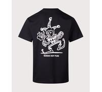 Carhartt WIP Mens Relaxed Fit Harlequin BBQ T-Shirt - Colour: 89XX Black - Size: Large