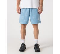 Carhartt WIP Mens Relaxed Fit Hartt Football Shorts - Colour: 2UHXX Heart Train Jacquard/ Bluebird - Size: S/30W S/30W