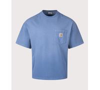Carhartt WIP Mens Relaxed Fit Hudson Pocket T-Shirt - Colour: 1YI5F Sorrent - Size: Large