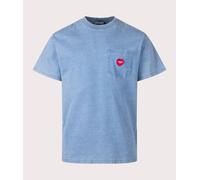 Carhartt WIP Mens Relaxed Fit Ingo Pocket T-Shirt - Colour: 9MGD Light Blue - Size: XL